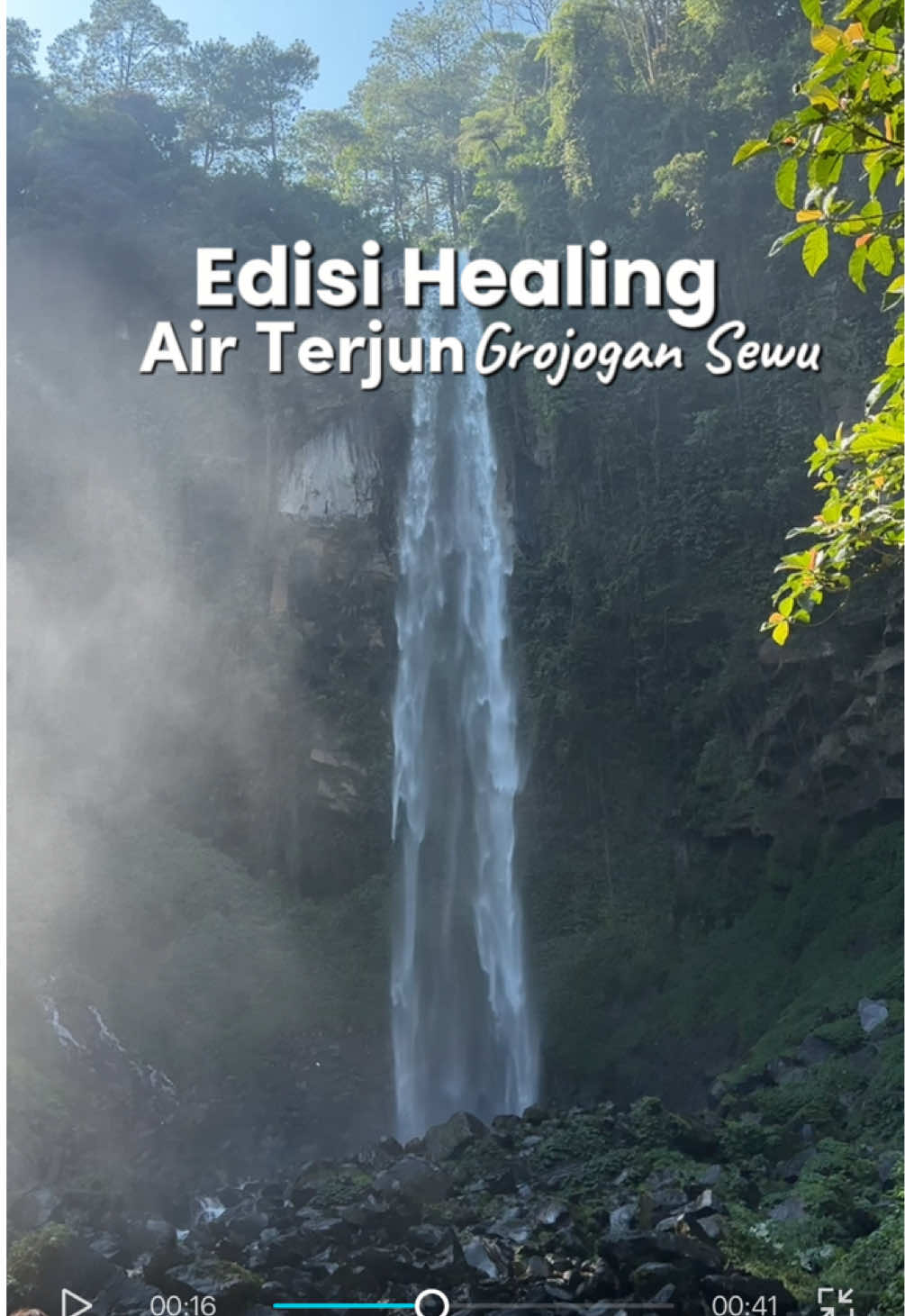 edisi healing lagi, rill bagus banget #grojogansewutawangmangu #airterjun #tawangmangu #edisihealing #wisatatawangmangu @TAWANGMANGU 