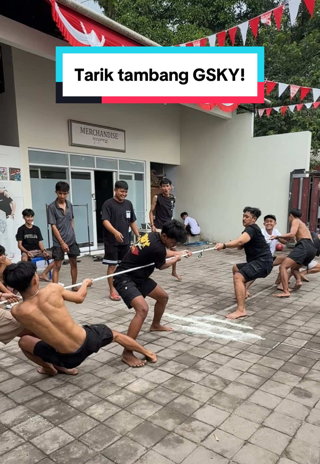 Tarik tambang paling plottwist, Badan kurus belum tentu lemah 😆