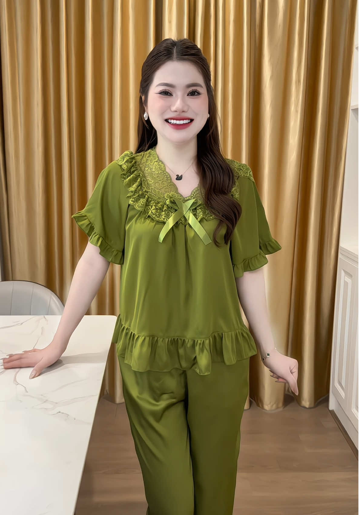 Đồ dài là dễ mặc cực mí bà nhở #pijama 
