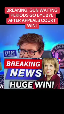 #BREAKING: GUN WAITING PERIODS GO BYE BYE AFTER APPEALS COURT WIN!