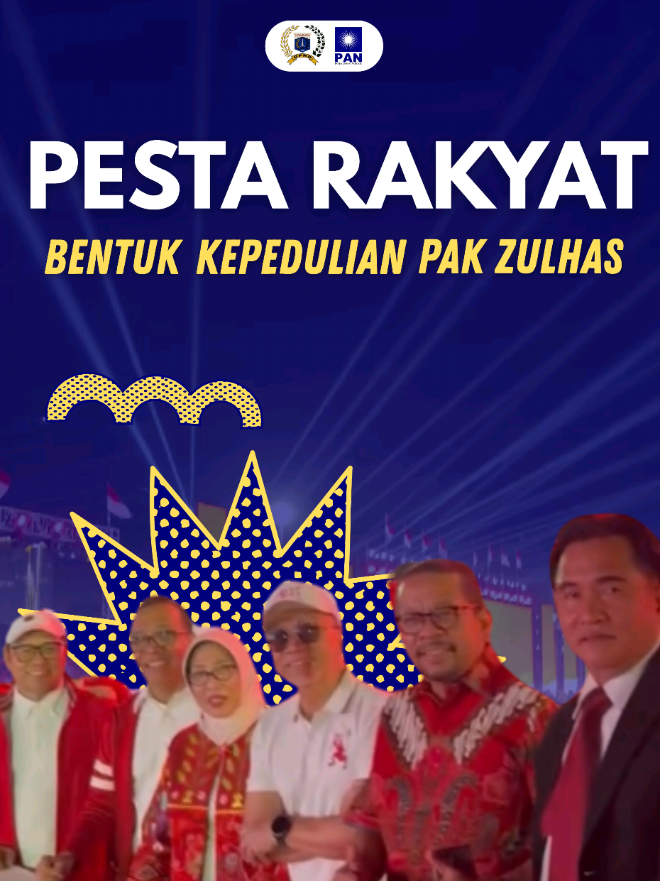✨ Pesta Rakyat vibes! ✨ Pak Prabowo & Bang Zul hadir bukan cuma sebagai pemimpin, tapi juga sebagai sosok yang tulus cinta sama anak bangsa. 💙 Bukti nyata kalau kepemimpinan itu lahir dari hati yang sayang rakyatnya. Bareng mereka, kita jagain masa depan Indonesia yang lebih adil & sejahtera. Anak-anak kita = harapan bangsa ✨ #ZulkifliHasan #HUTPAN #PartaiAmanatNasional #HUT80RI