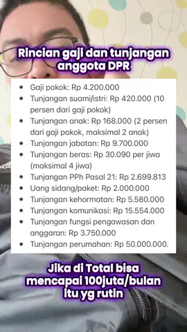 Gaji DPR setelah ada kenaikan