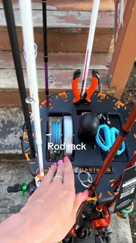 holds 16 rods #kastking #fishing #fishingpole #rodrack #fyp 