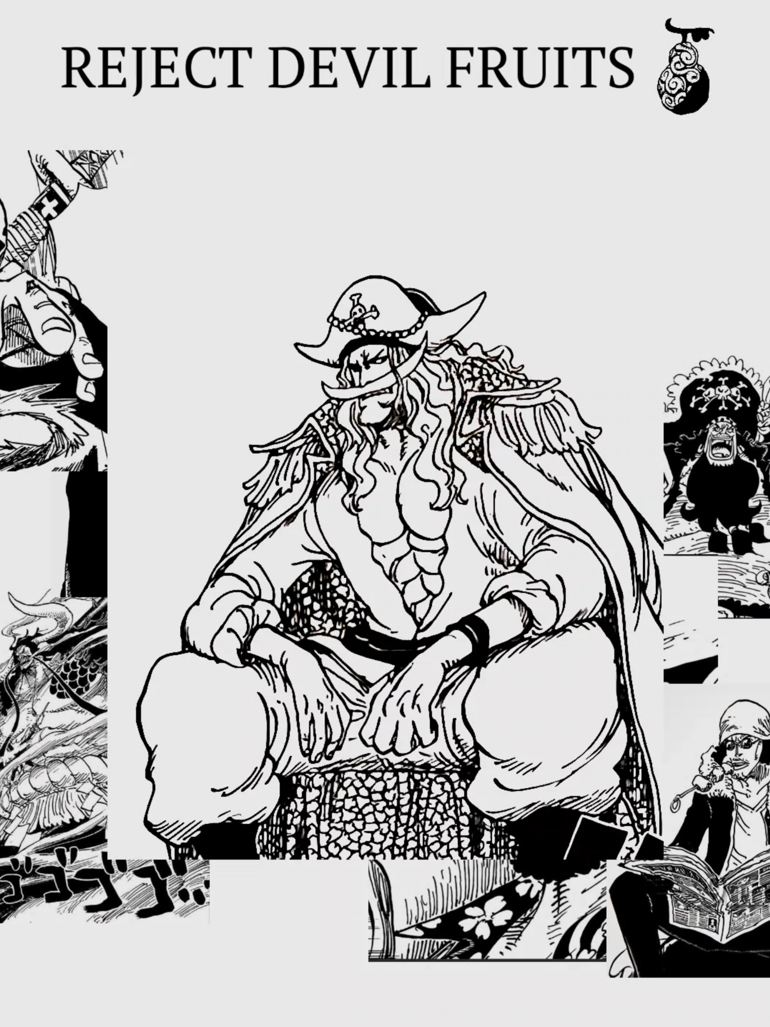 الهاكي وكفى... #onepiece #onepieceedit #rocksdxebec #zoro #sanji #mihawk #fyp #viral #shanks #garp