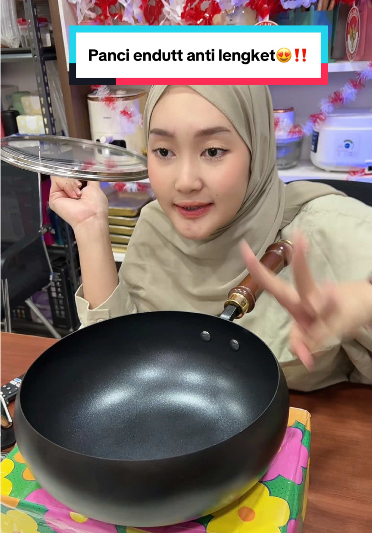 Panci gendut anti lengket bisa po nabung ambil Cod😍‼️ masuk live dan cek keranjang‼️😍#fypviralシ #wajan #wajanbesi #tebusmurah 