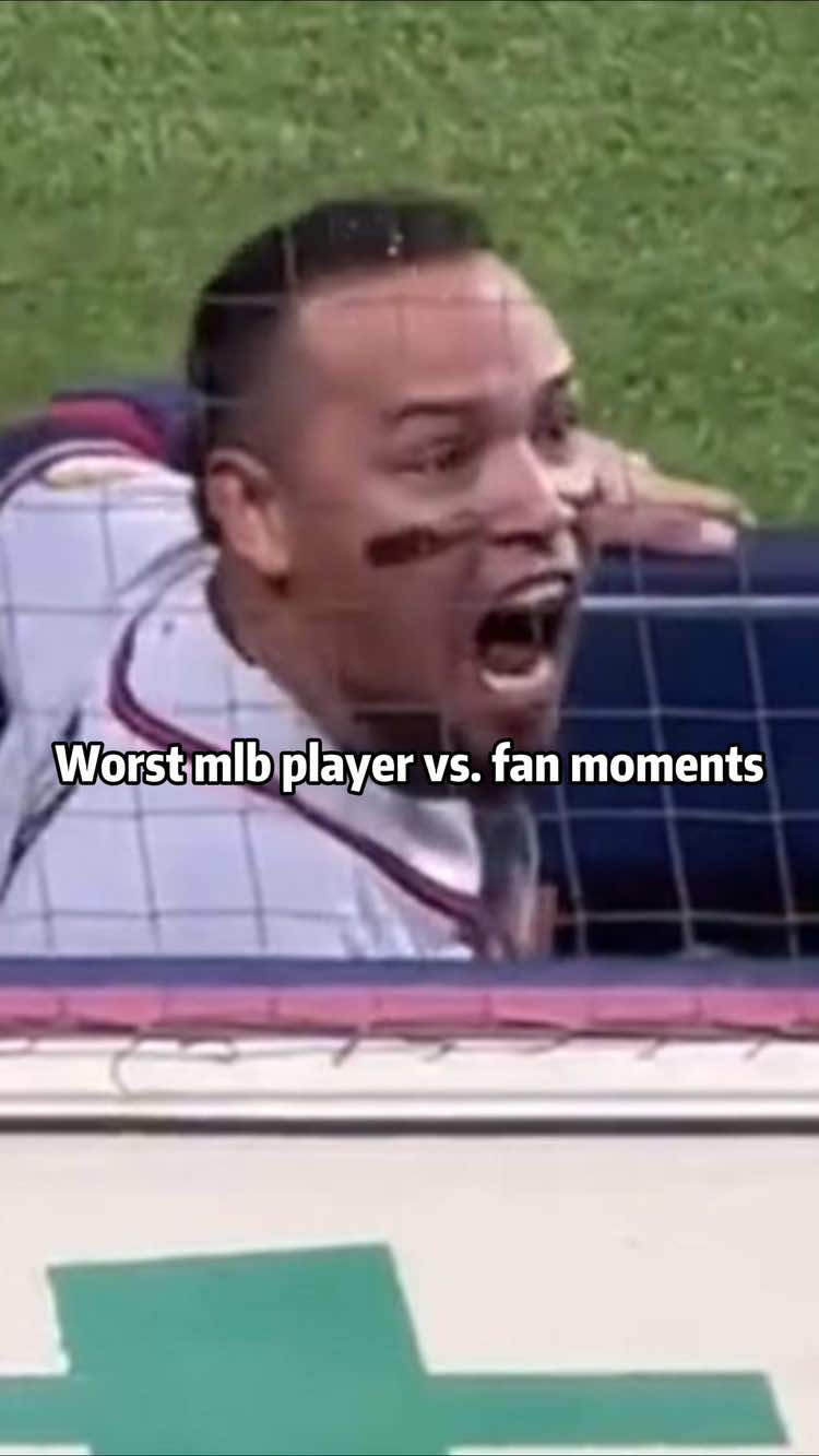RANKING THE WORST MLB PLAYERS VS FANS MOMENTS🥊 #MLB #baseball #sports #top5 #baseballszn 