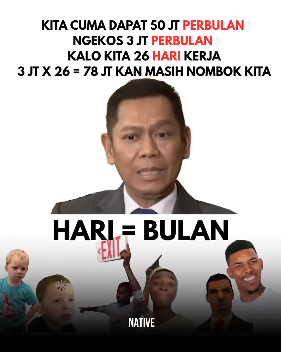 Pakkk, aduh gak jadi deh pak, lanjut, lanjut kerja aj pak 🗿 #berhitung #dpr #cerminandiri #matematika #meme 