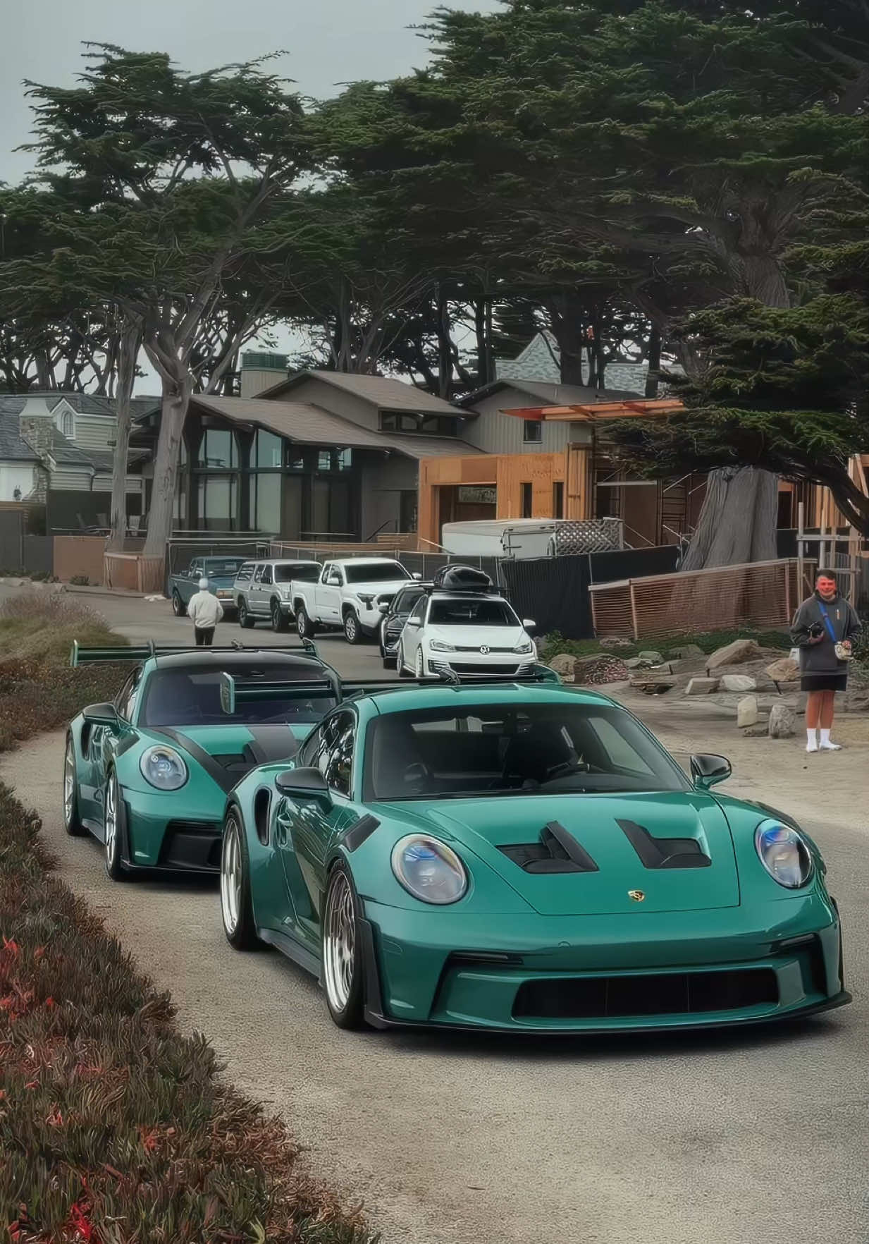 Double Trouble 🐍 #porsche #gt3rs #spottingluxury #viral #fyp 