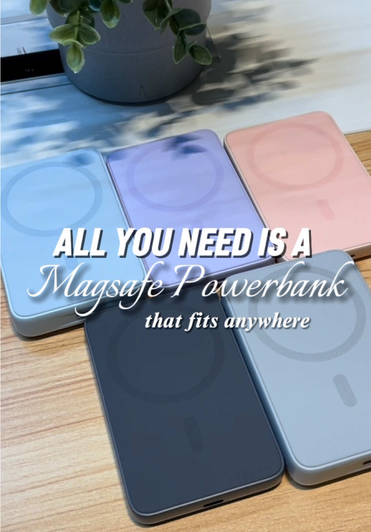 Bring along this Magsafe Powerbank everywhere you go! It is thin and light, and has strong magnet! (means it will not fall off easily!) 🤩 Place it in your pouch, pockets, or small bags! It will fit anywhere you go 🥳 #powerbank #aukey #magsafe #singapore #phone 