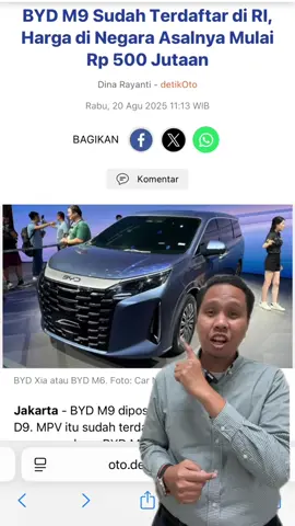 😱 Alphard bisa kalah pamor nih… BYD M9 range hampir 1.000 km! ⚡🚗 #BYDM9 #Alphard #MobilMewah