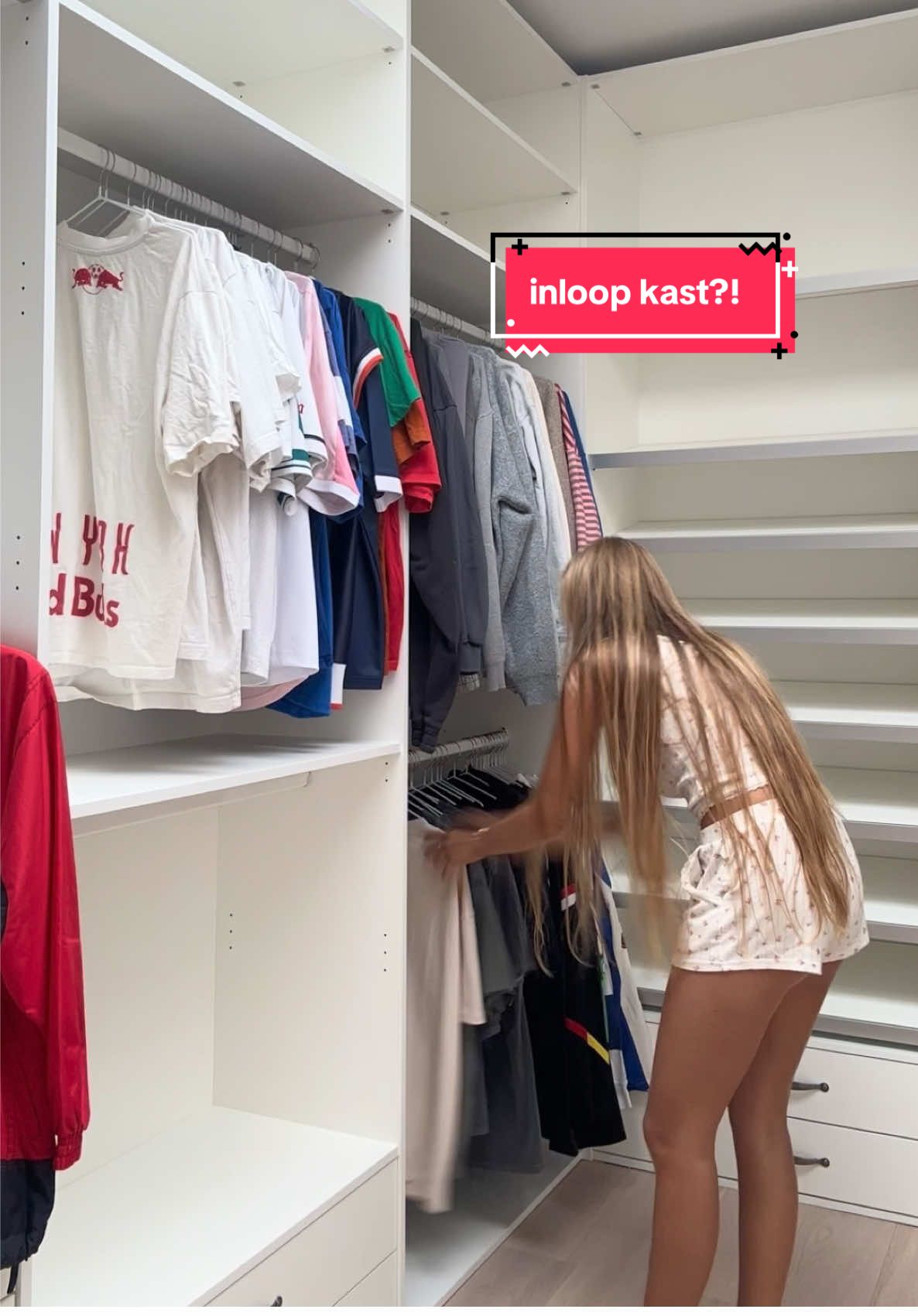 ad| ik geloof dat dit m’n nieuwe lievelings kamer is🥹 een eigen inloop kast?? nooit durven dromen echt wauw!! dankjewel @Karwei 🫰🏽