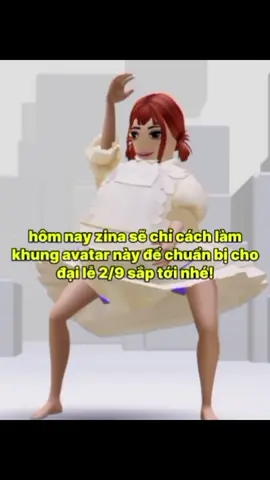 CÁCH LÀM KHUNG AVATAR KỈ NIỆM 80 NĂM NGÀY QUỐC KHÁNH 2/9 #haihuoc #roblox #zinathumthum #quockhanh 