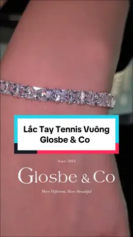 Lắc Tay Bạc Tennis Vuông 5 Ly unisex Glosbe & Co. Lắc tay Tennis được làm bằng chất liệu bạc 925, đính đá vuông lấp lánh, phù hợp cho cả bạn nam và nữ, giúp bạn tự tin và thu hút mọi ánh nhìn! #glosbejewelry  #glosbeco #lactaytennis #lactaytennisvuong #lactaybac 