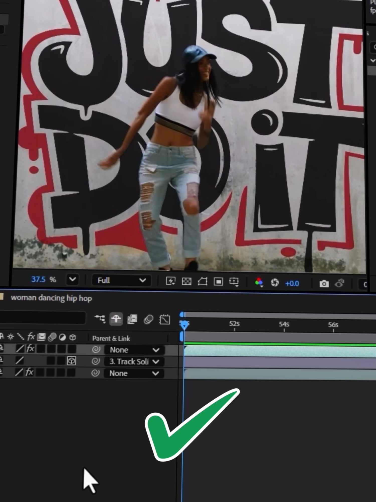 Put anything behind a moving subject in Adobe AfterEffects 2025 #aftereffects  #aftereffects_tutorial  #videoediting  #editor #Adobe