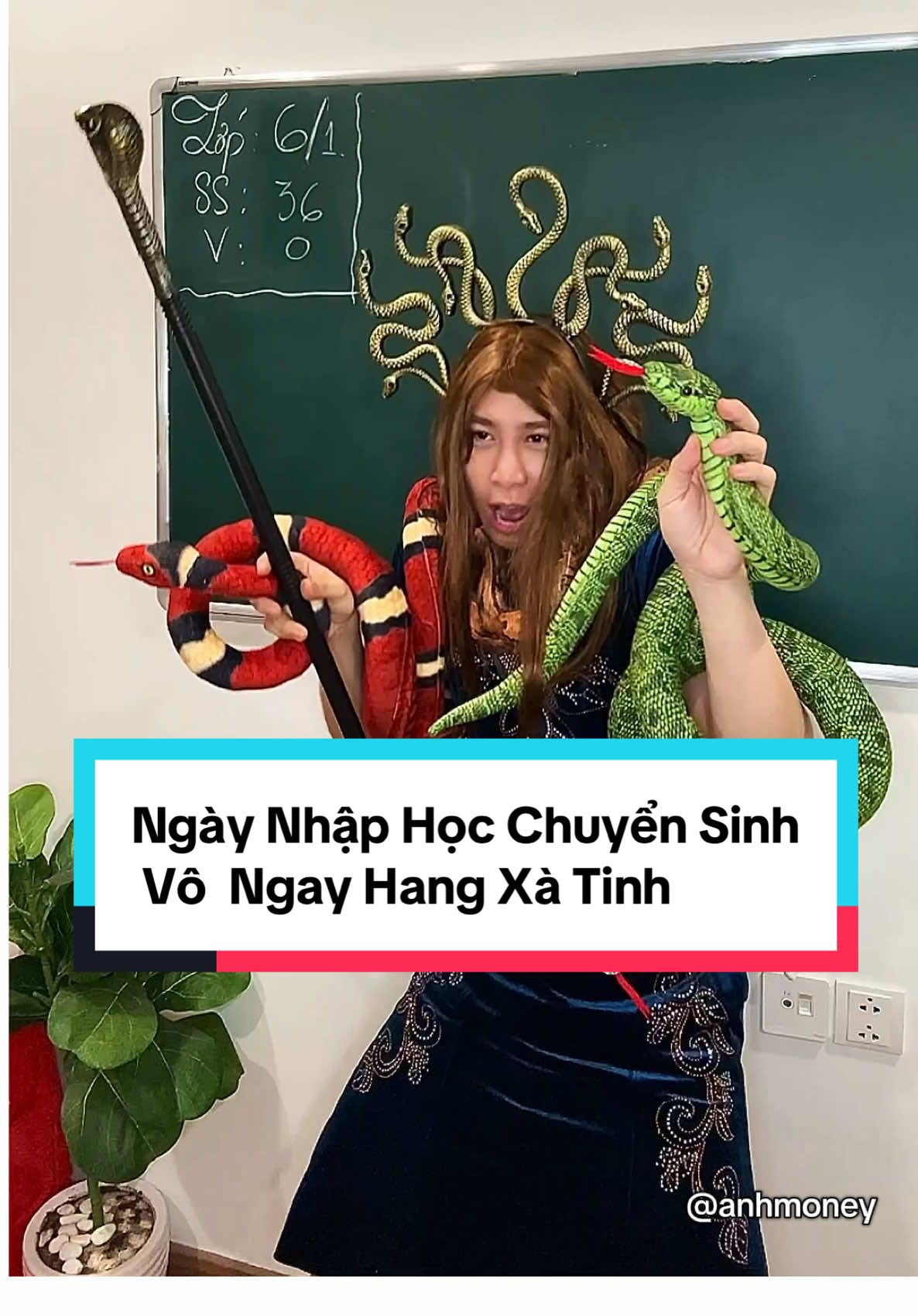 Viễn cảnh ngày nhập học, chuyển sinh vô ngay hang xà tinh kiểu :)) #anhmoney #hocsinh #giaitri #tiktokgiaitri #anhmoneyvlog 