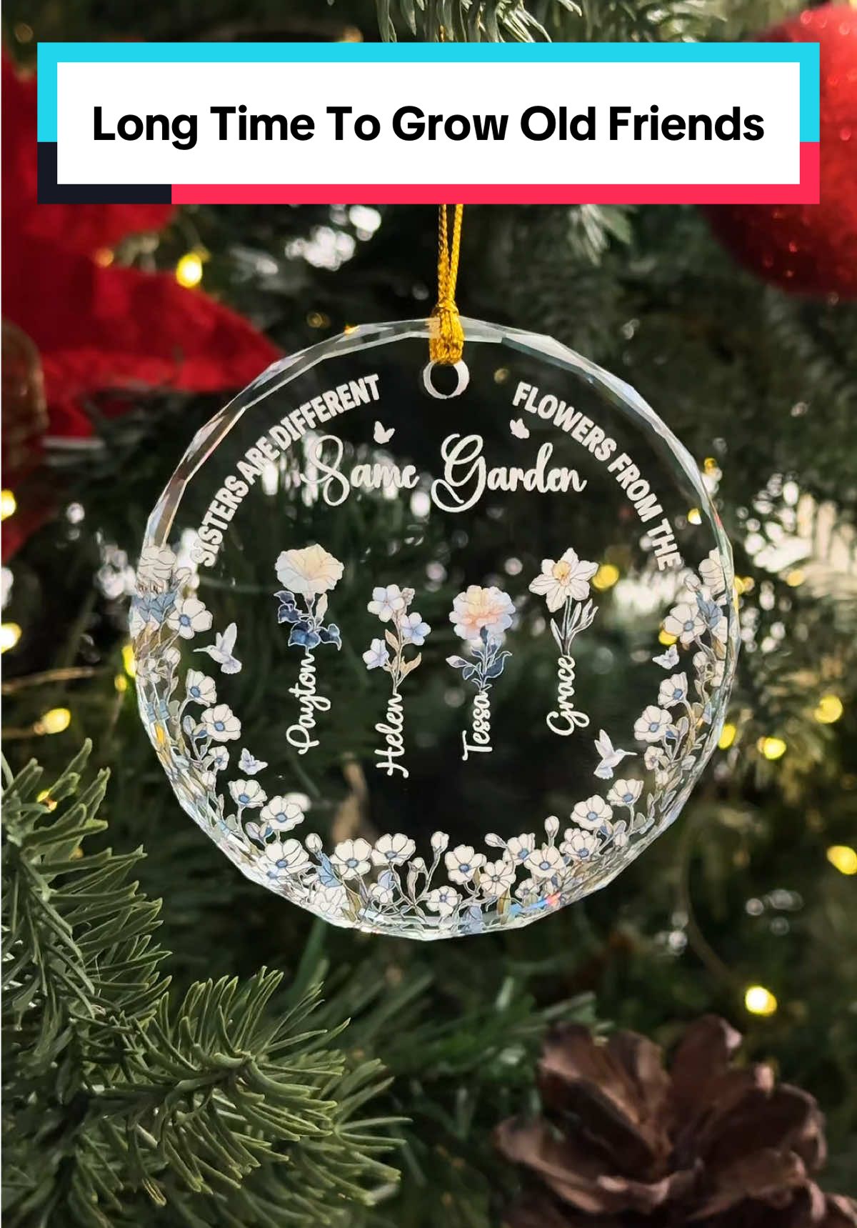 Perfect gift for a birthday to treasure the blossoming bond of love and friendship 🎁💕 #macorner #ornament #friendship #family #birthdaygifts