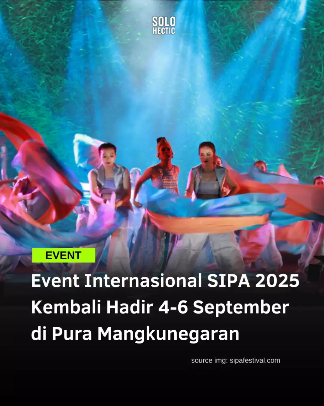 Event SIPA kembali digelar di Solo tahun 2025. Acara berkelas internasional ini menjadi salah satu agenda seru di Solo setiap tahunnya. Pada gelaran SIPA tahun ini, acara diselenggarakan di Pura Mangkunegaran. Mari saksikan pertunjukkan pertunjukkan spektakuler dari para peserta SIPA ✨✨✨ #eventsolo #wisatasolo #infosolo #surakarta 