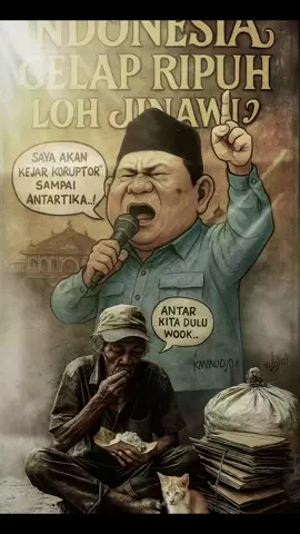 #indonesiagelap #mural #mulyono #antartika #koruptor 