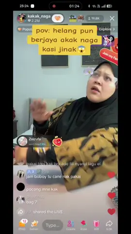 Wow ada style akak naga kasi jinak burung helang tu boleh belajar ni! Last video on party bersama anak2 🫶 #hiburan #fyp #mainan #mainananak #akaknaga 