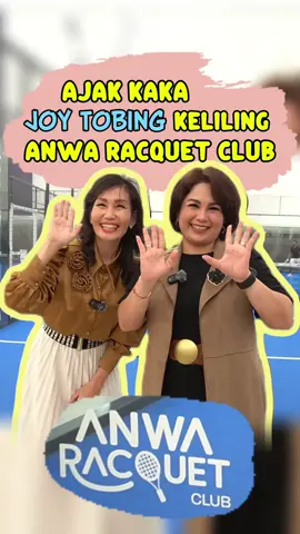 Serunya bisa mengajak Kaka Joy Tobing @joydestinytobing keliling di Anwa Racquet Club, dan melihat beberapa fasilitas yang ada di @anwaracquetclub 😊 . . . #wawalukmanofficial #joytobing #anwaracquetclub #trending #padel 