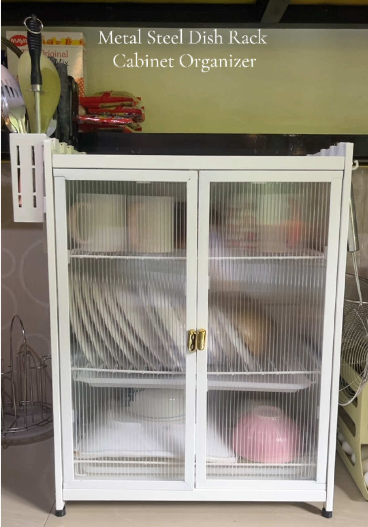 Aesthetic na DISH RACK CABINET ORGANIZER #dishrackorganizer #dishcabinet #dishorganizer #KitchenHacks #kitchenessentials 