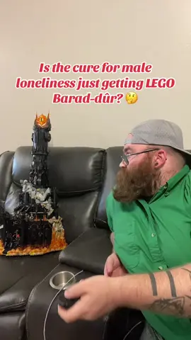 I’m just saying… I’ve never seen a man upset when he’s around his LEGO! 🤷🏼‍♂️😂 #lego #legotiktok #legocollector #lordoftherings #afol 