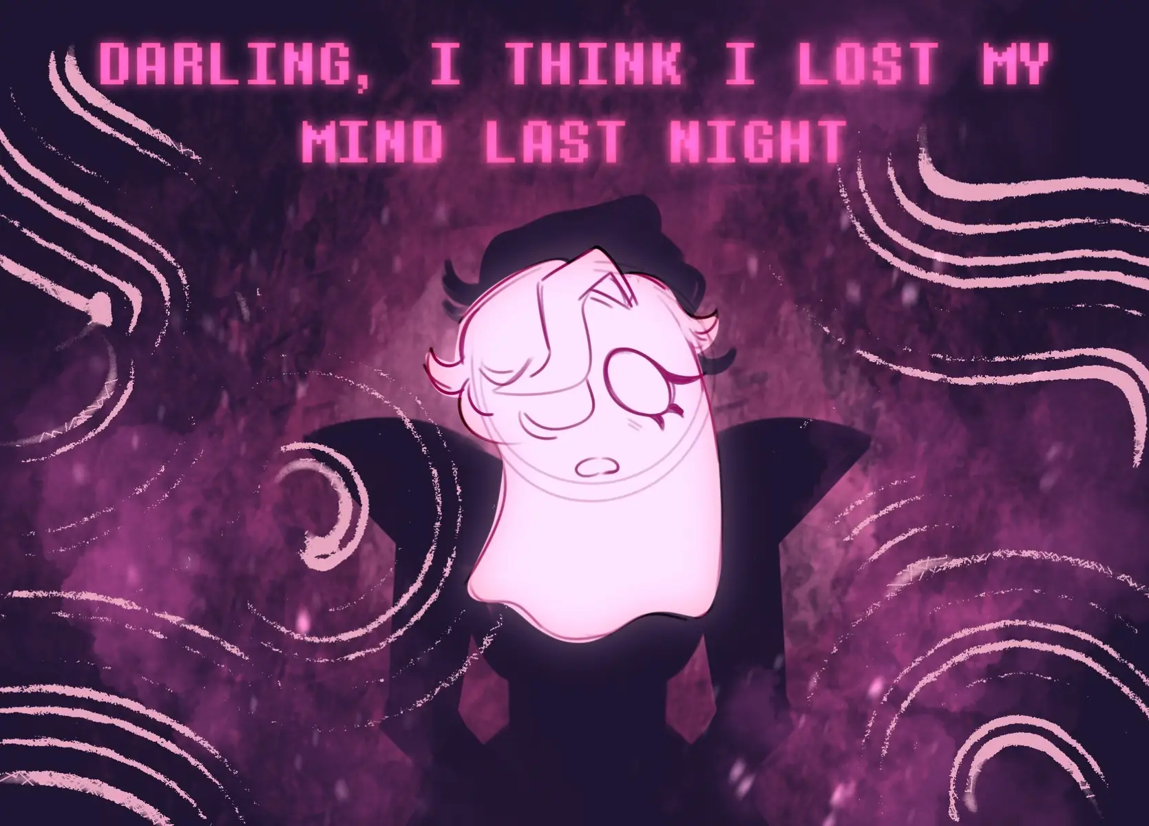 tenna we’re all counting on you mettaton must come to the light turn him into queen we need this is suppper rough and i know theres no way im the first to get to this idea but i had to draw it anyways #deltarune #deltarunefanart #tenna #mettaton #isawthetvglow 