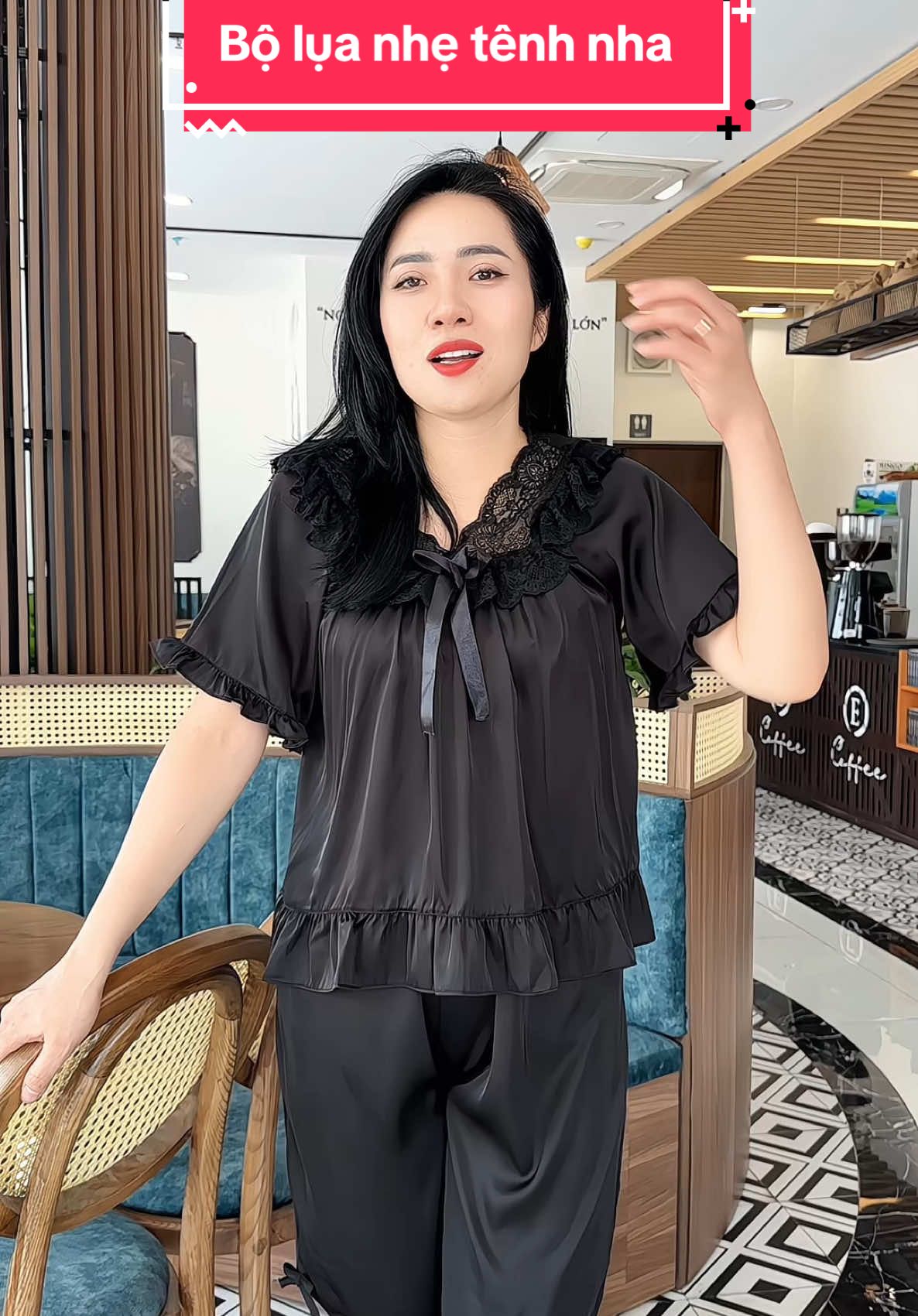 Bộ lụa ngố xinh nhẹ tênh như k mặc j..phom gọn người nha #uyennhu1808 #bolua #bomacnha #bomacnhaxinh #bonu #thoitrangnuhottrend 