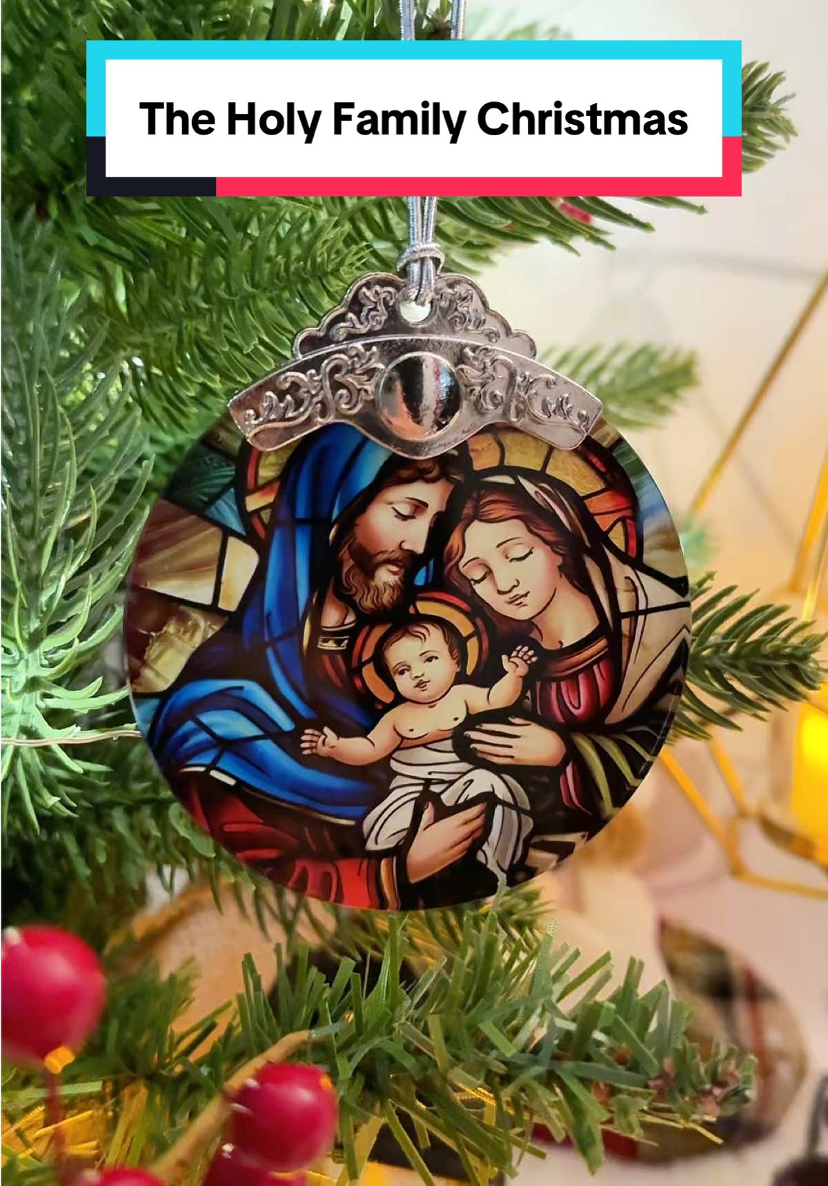 Embrace the joy of family and Christian values this Christmas 🎄🙏 #macorner #ornament #familybonding #christmasjoy #holyfamily