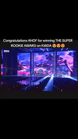Congratulations AHOF for winning THE SUPER ROOKIE AWARD on KWDA!!!!😍😍😍 #ahof_official #아호프  #fnfentertainment #fyppppppppppppppppppppppp #kwda