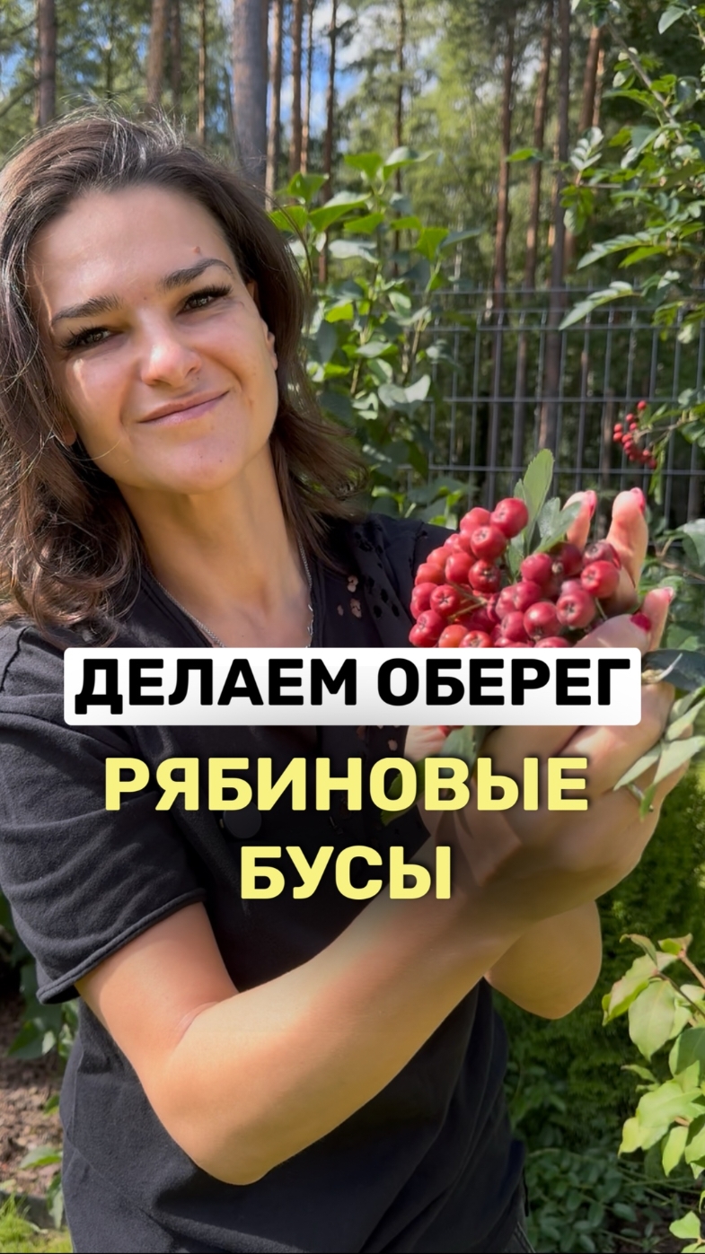 делаем оберег. рябиновые бусы #викториярайдос #битваэкстрасенсов #битвасильнейших 