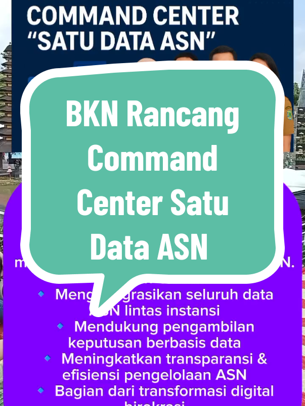 BKN Rancang Command Center Satu Data ASN #asn #bkn #commandcenter 
