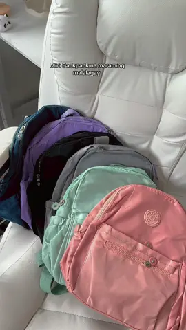 Ang spacious , waterproof at ang ganda ng quality #bag #nylonbag #nylonbackpack #backpack #minibackpack 