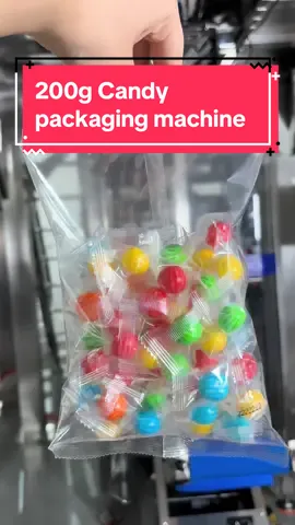200g candy packed at 120 bags per minute! 👍Continuous motion VFFS machine,built for confectionery factories. 📩Message us for details!#machine #packing #food #vertical #snacks #candy 