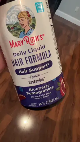 Mary Ruth’s Daily Liquid Hair Formula in the flavor Blueberry/ Pomegranate. Daily Use. Consistency Is Key and Results May Vary. This contains Seszenbio which can help to thicken your hair growth over time. But again, results may vary. You must be consistent. I have been using Mary Ruth’s for over 4 yrs. I love this brand and use many of their products. I have had success with using this Brand, but I’m very consistent. Great reviews! 👏🏻 Check out the link below! #maryruths  #maryruthsorganics  #maryruthspartner  #hairvitamin #thickerhair  #hairjourney  #dailysupplements  #resultsmayvary #consistencyiskey  #organic #maryruthshairsupplement  #seszenbio  #hairtok @MaryRuth's  