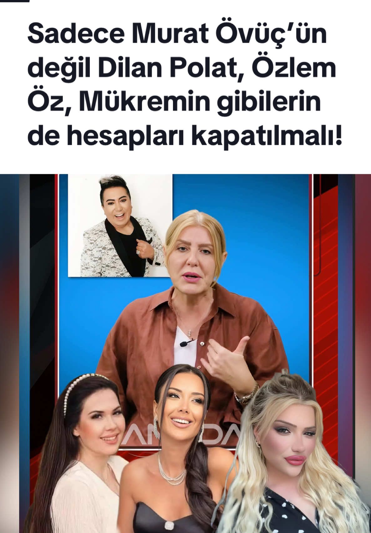 Sevda Türküsev; “Sadece Murat Övüç’üm değil, Dilan Polat, Özlem Öz, Mükremin gibi topluma kötü örmek olanların da hesapları kapatılmalı!” #kesfet #kesfetteyiz #dilanpolat #muratövüç #mükremingezgin 
