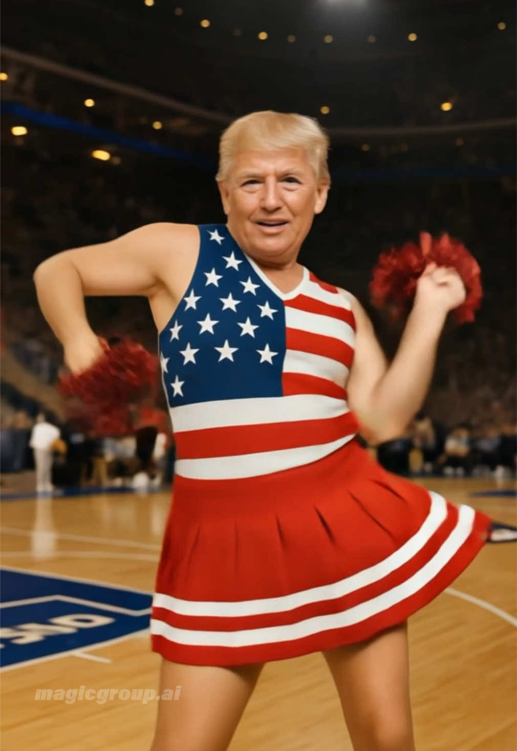 What if world leaders traded politics for pom-poms? 🏀✨ From Trump to Macron, Putin to Kim Jong-Un — the ultimate cheer squad takeover! 🎉 #worldleaders #cheerleaders #donaldtrump #vladimirputin #emmanuelmacron              