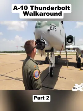 A-10 Thunderbolt Walkaround! - P2 #airplane #fly #militaryaircraft #aircraft #fypp #usa 