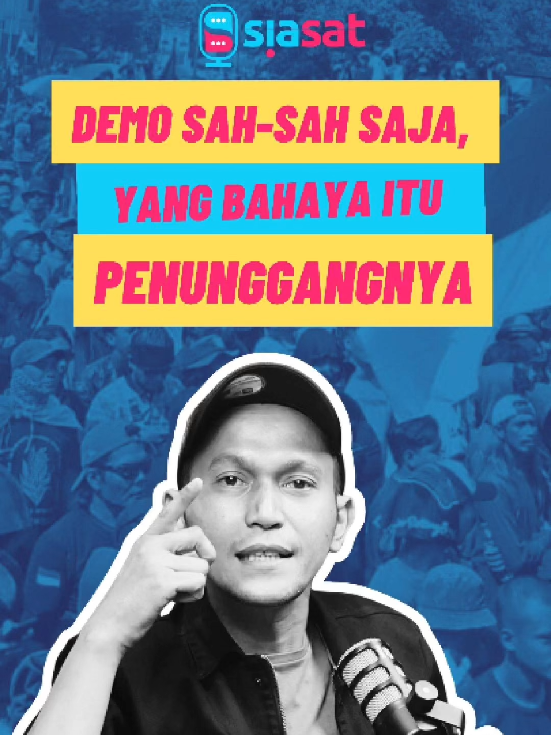 Demo itu tentu sah sah saja sebagai bentuk demokrasi di Indonesia, tapi yang berbahaya justru adalah pihak-pihak yang menunggangi aksi tersebut. Kangan sampai kebebasan demokrasi rakyat dimanfaatkan oleh penunggang demo untuk kepentingan politik tertentu.  Selengkapnya di YouTube Siasat Channel Bersama @syifak_myus  #demo #demokrasi #pajak