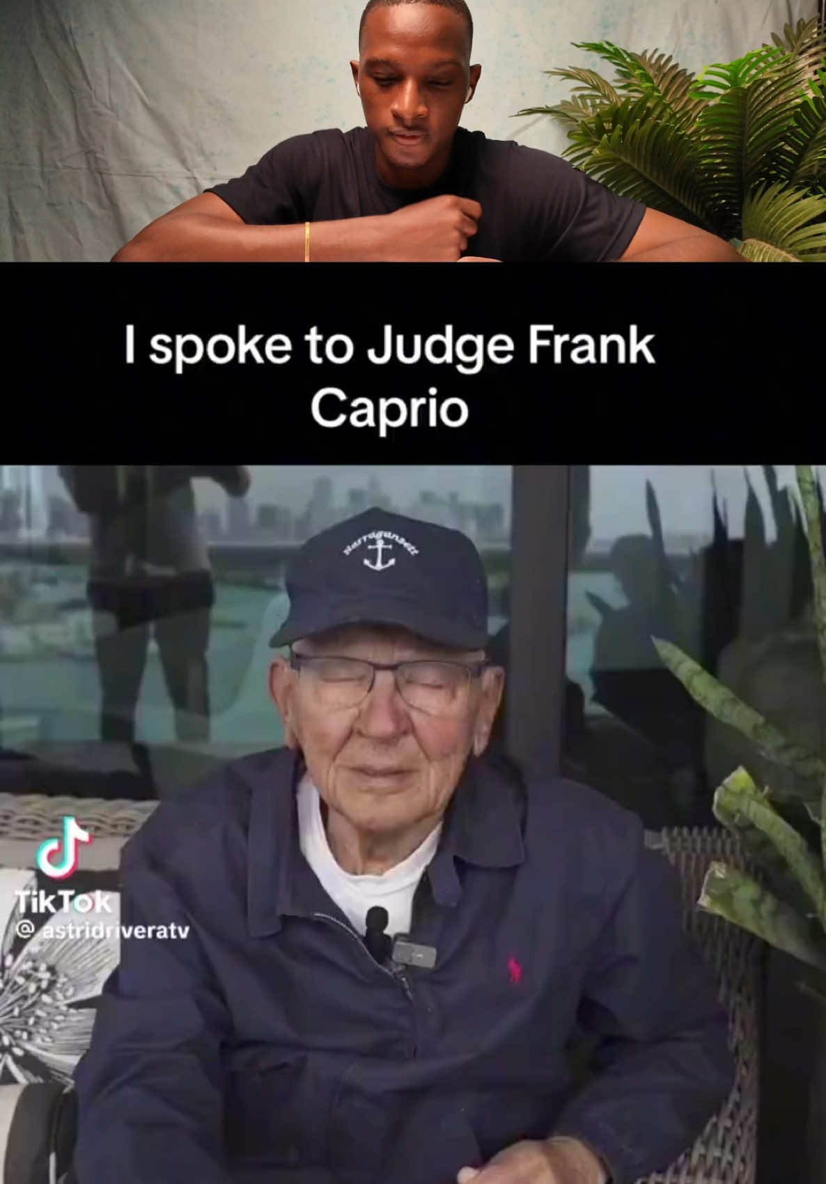 What a powerful message. Rest in peace Judge Frank Caprio ❤️✨ #ReactWithVictor #frankcaprio  [📹: Astridriveratv] 