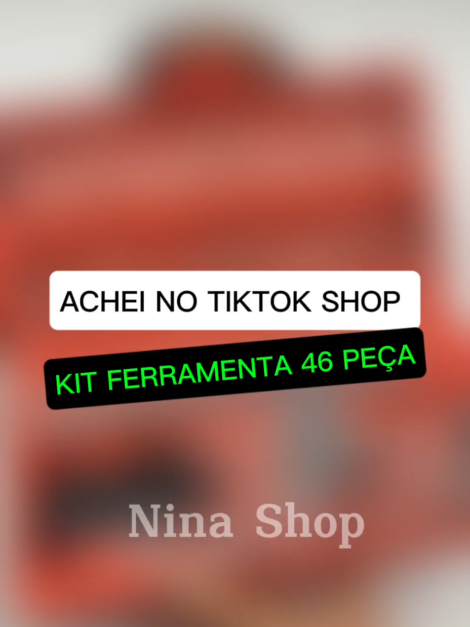 Kit ferramentas com 46 peças.#ferramentas #kitdepeças #kitdeferramentas #oficina #tiktokshop 