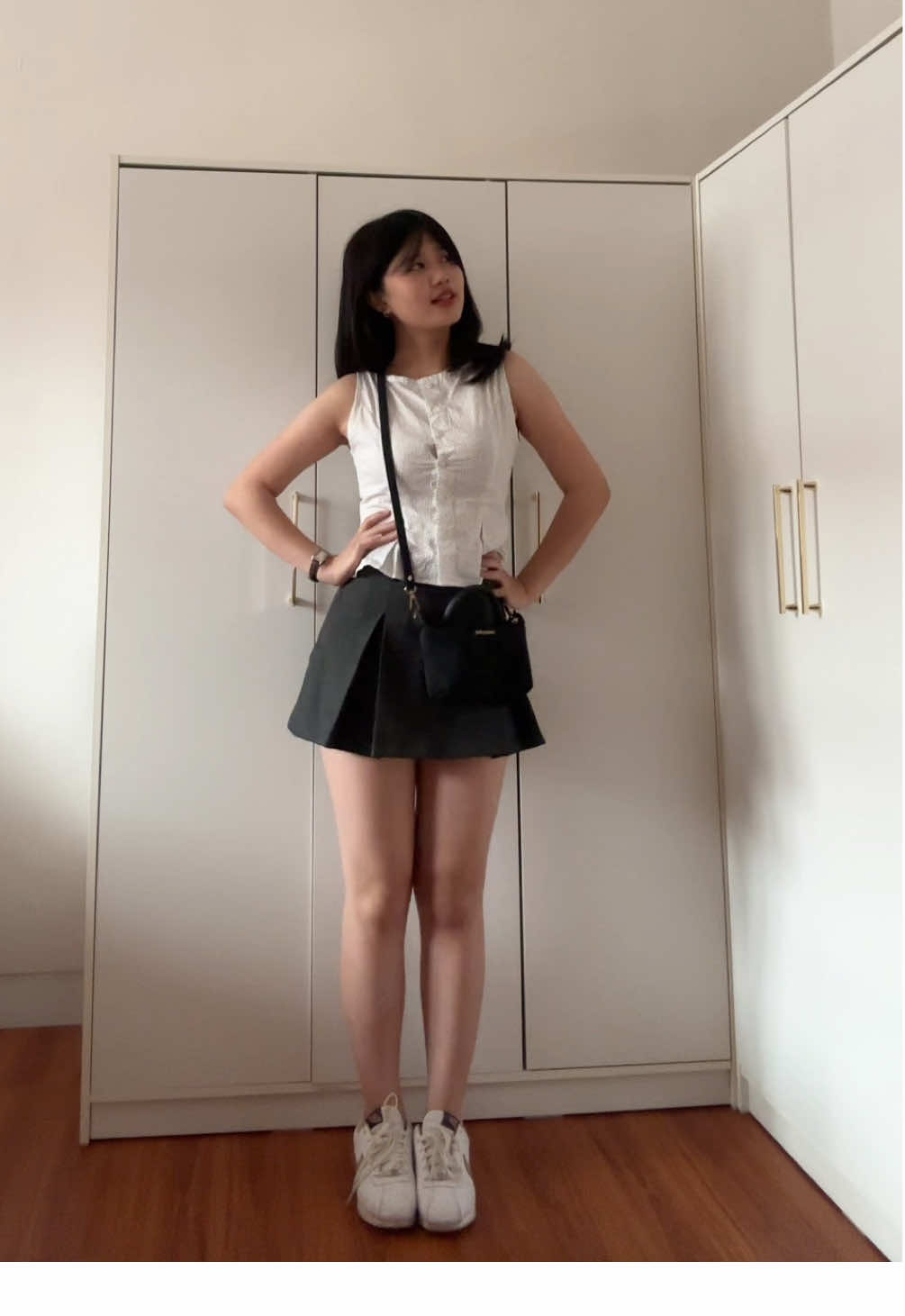 my polka top and skort from @kabello.co 🤍