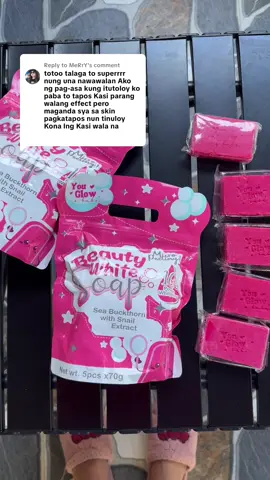 Replying to @MeRrY thank you mi sa feedback #beautywhitesoap #youglowbabe #whiteningsoap 