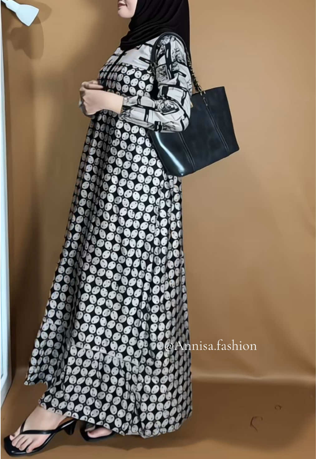 New motif nih kak😍 adem kekinian #dress #gamis #gamismurah #dresskekinian 