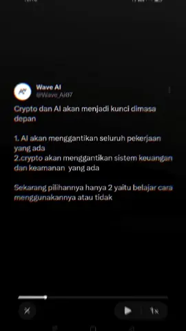 Miliki Bitcoin, Kuasai A.i dan selamat anda akan menjadi Manusia 1% di masa depan.  #crypto #bitcoin #ai #artificelintelligence 