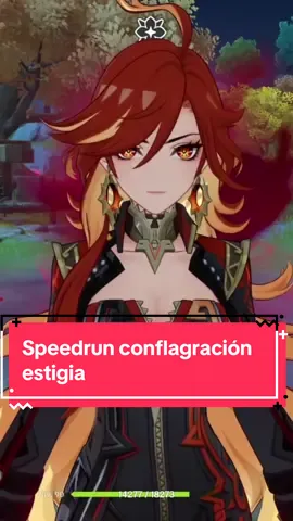 Speedrun conflagración estigia piso 6 🫣 #genshin #jaragleif #speedrun #conflagracionestigia 