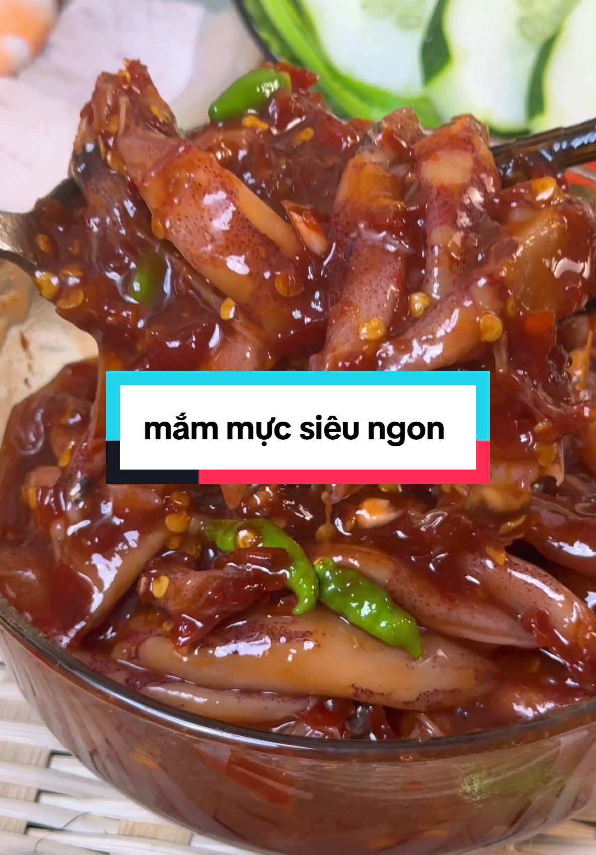 mắm mực đỏ loại ngon mời mấy b đồng mắm dí tui nghen #ancungtiktok #food #duyenoioi #reviewfood #mammuc 