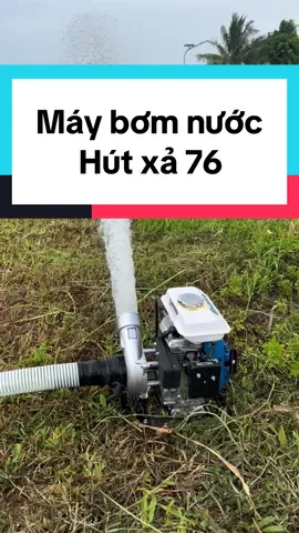 Máy bơm nước lắp sẵn sên hút xả 76 kèm luppe. Máy xăng 4 thì dễ sử dụng giật nổ nhẹ #dongco #maybomnuoc #maynongnghiep #xuhuong 