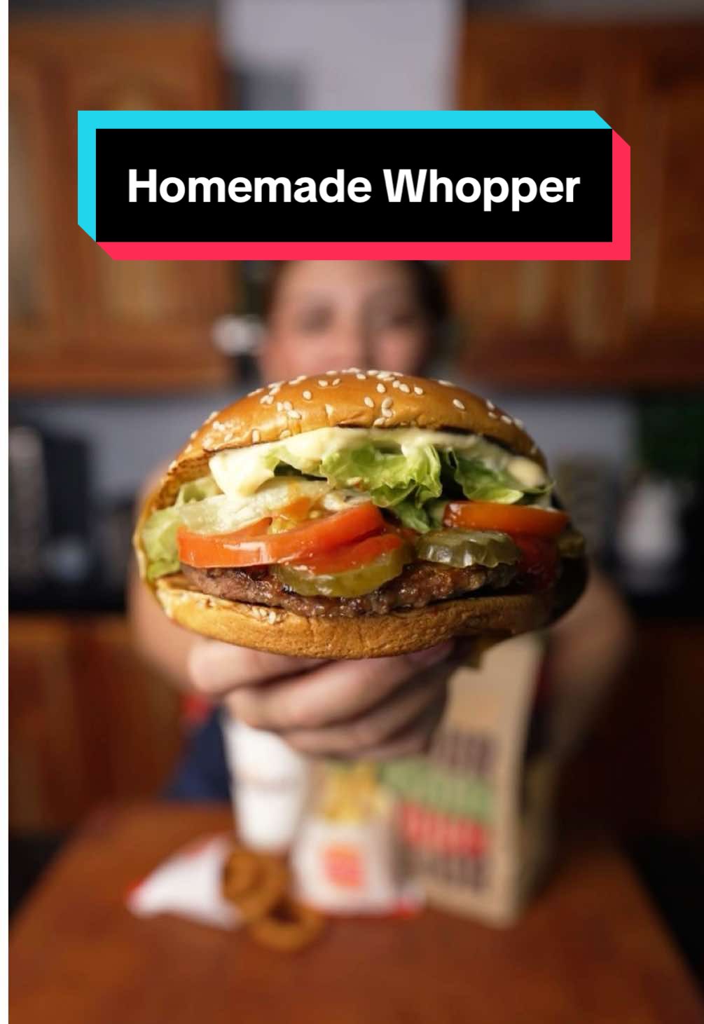 HOMEMADE Whopper vs. Burger King? 🍔🔥 Recreating the iconic flame-grilled Whopper at home, stacked with juicy beef, fresh lettuce, ripe tomatoes, onions, pickles, creamy mayo, and ketchup, all in a soft, toasted, fluffy bun. @Burger King PH  #food #foodlovers #lumpiaqueen #foodieph #NextLevelWhopper                 