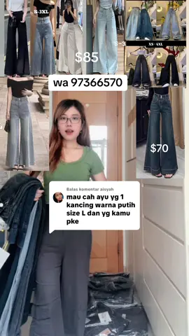 Membalas @aisyah rekomendasi size BB dan TB japri langsung y kakbeb sama mbak bakul #masukberanda #tiktokindohk🇮🇩🇭🇰 #tiktokfyp #pyfツ #baggyjeans 